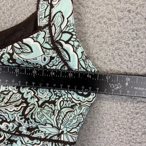 Y2k Dress Sz 4 Paisley Coquette Feminine Dainty Floral Empire Waist Loralei VTG - Picture 7 of 12